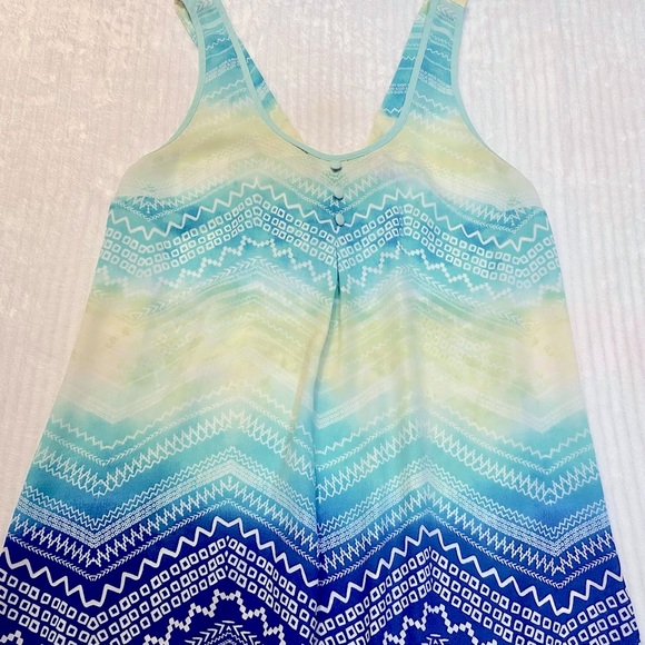 Candies Womens multicolored Size Medium Tank Top Blouse EUC - Picture 2 of 4